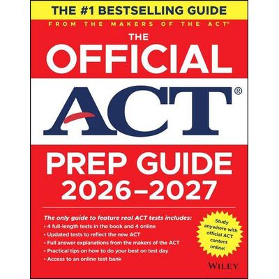 The Official ACT Prep Guide 2026-2027, Taschenbuch von ACT, Wiley, 978-1-394-40551-0