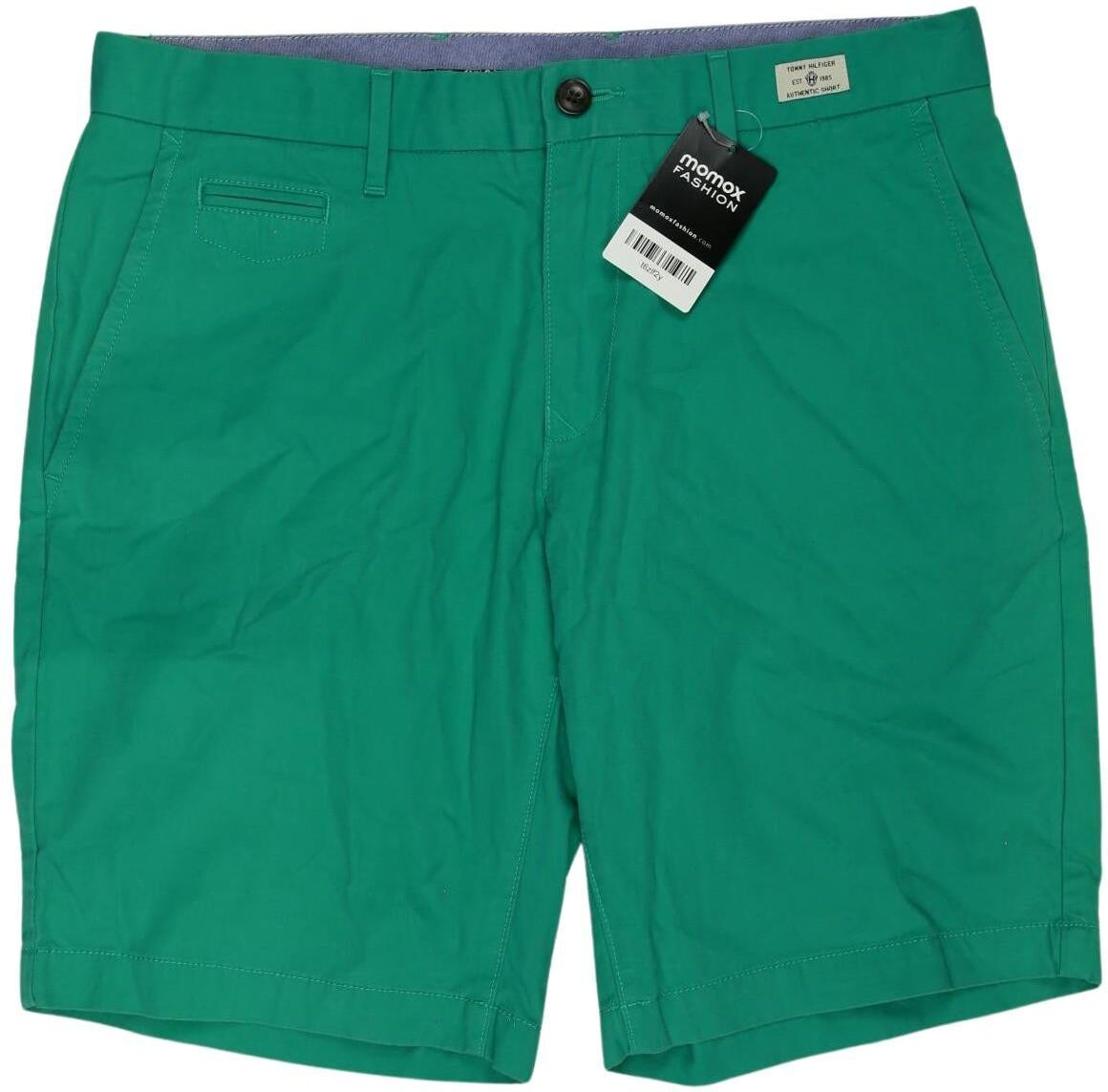 Tommy Hilfiger Damen Shorts, Grün, Gr. W34, Baumwolle - Second Hand