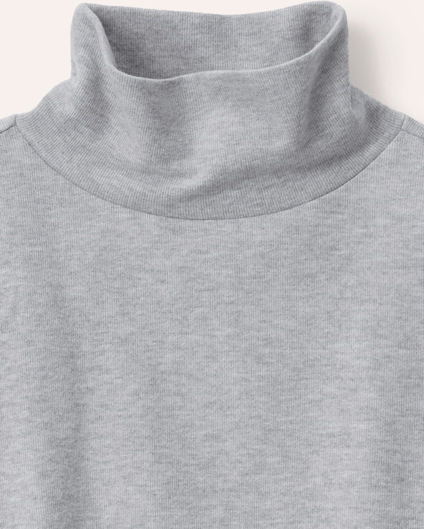 Walbusch Wärmendes Sweatshirt mit Schalkragen, normale Größen, Farbe Grau, 44, kuschelig weich bequemer Baumwollmix Damen