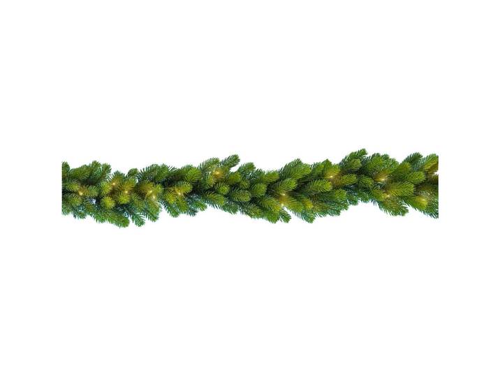 Tannengirlande, Grün, Metall, Kunststoff, Weihnachten, 500 cm, Dekoration, Weihnachtsdekoration