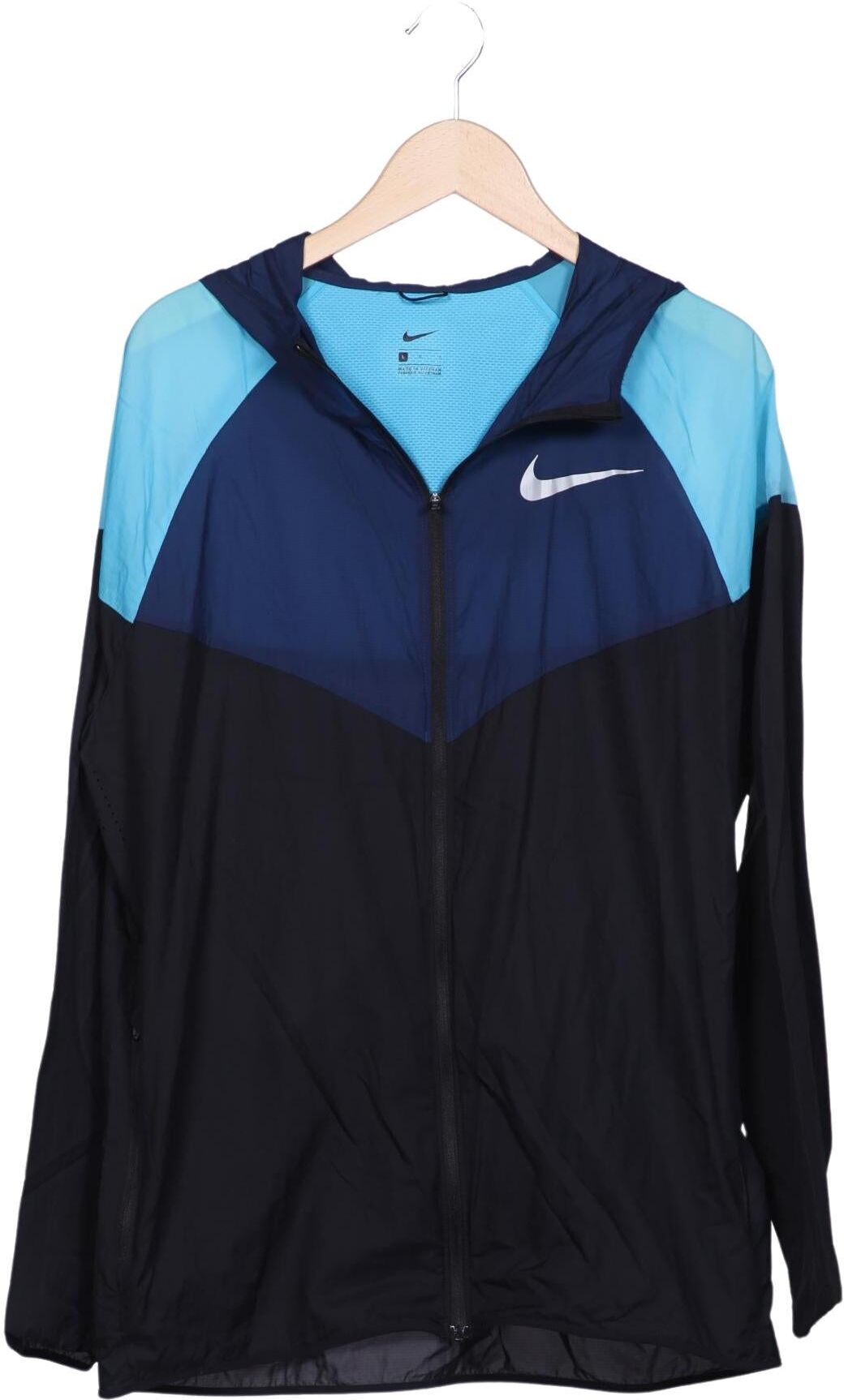 Nike Herren Jacke, Mehrfarbig, Gr. L, Synthetik - Second Hand