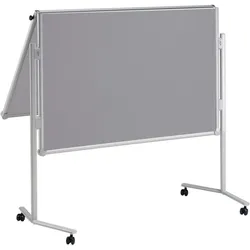 MAUL Moderationstafel MAULpro Standfuß Rollen 61 x 130.5 x 195 cm grau