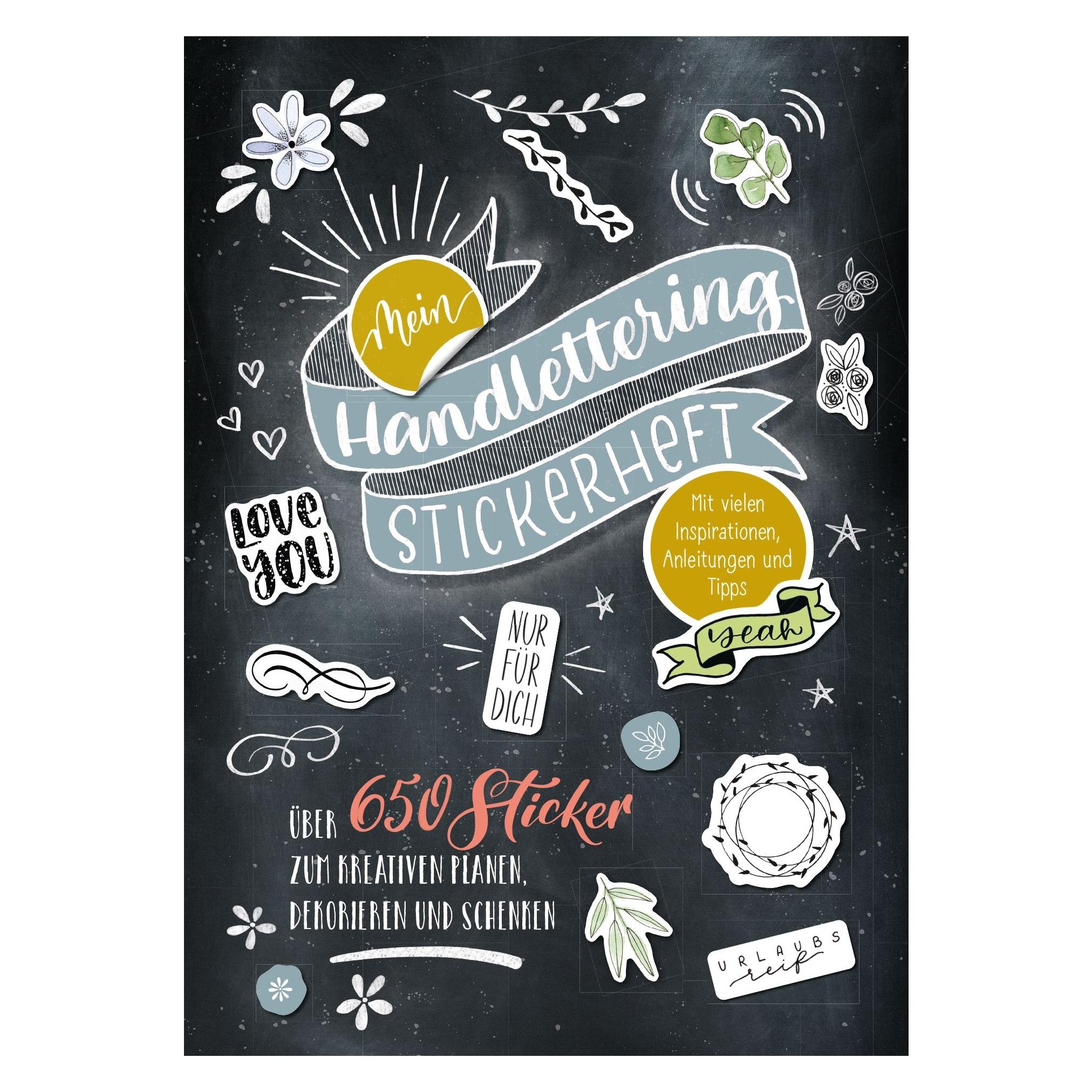 Lingen Mein Handlettering Stickerheft (650 Sticker) (40648955)
