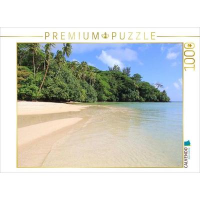 CALVENDO Puzzle Französisch-Polynesien - Huahine | 1000 Teile Lege-Größe 64x48cm Foto-Puzzle für glückliche Stunden