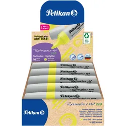 Pelikan, Marker, Textmarker 490 eco 10 Stück in FS Neon-Gelb (10x)