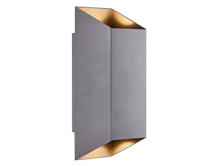 Nordlux Applique murale extérieur carré\, Nico 22 en aluminium anthracite\, IP54