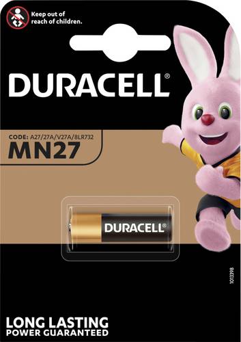 Duracell MN27 Spezial-Batterie 27A Alkali-Mangan 12V 18 mAh 1St.