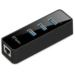 FANTEC UMP-3UE1000 3x USB 3.0 HUB + 1x RJ45 Adapter