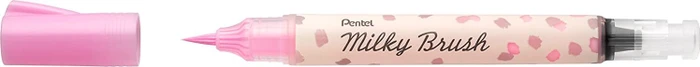 Pentel Milky Brush XGFH-PPX Brush-Pen pink, 1 St.
