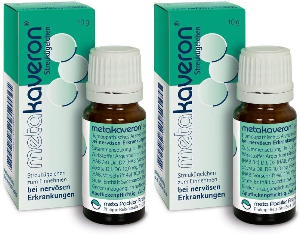 meta FACKLER Metakaveron Globuli 2x 2x10 g