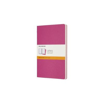 Moleskine Cahier Large/A5, 3er Set, Liniert, Kinetisches Pink, Notizbuch von , Moleskine