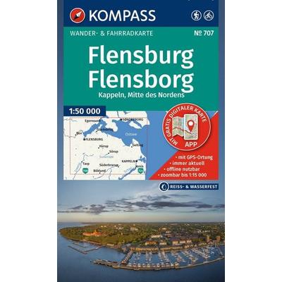 KOMPASS Wanderkarte 707 Flensburg / Flensborg - Kappeln, Mitte des Nordens 1:50.000, Sonstige von , KOMPASS Freytag & Berndt, 978-3-99154-275-9
