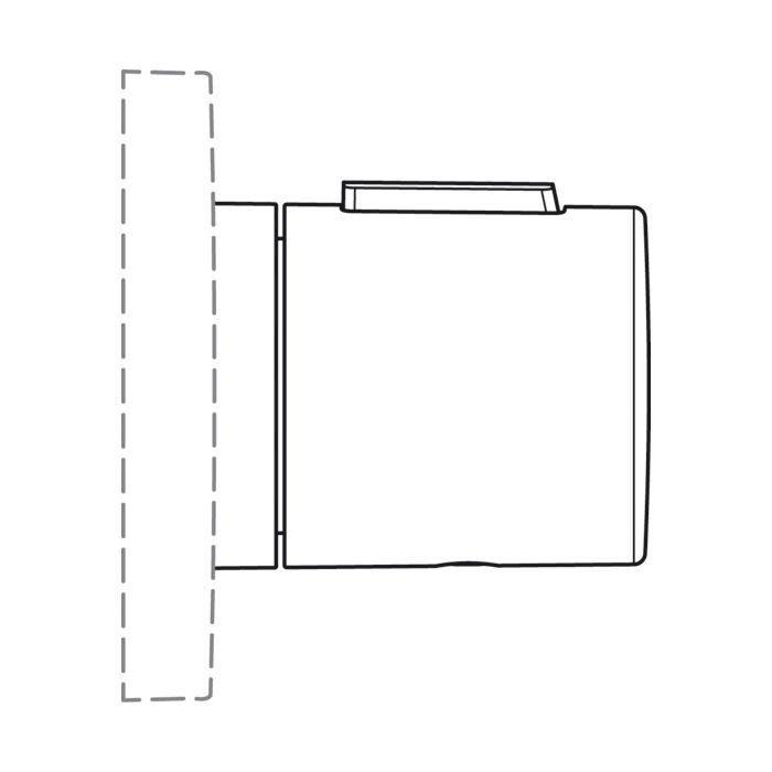 Ideal Standard Archimodule Mengengriff A1547AA Wanneneinlauf, verchromt, Metall
