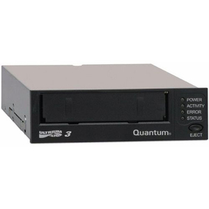 Quantum LTO-3 Tape Drive - 400GB (Native)/800GB (Compressed) - Schwarz - SCSI - 1/2H Höhe - Intern - 68 MB/s Nativ - 90 MB/s Komprimiert - Linear Tape