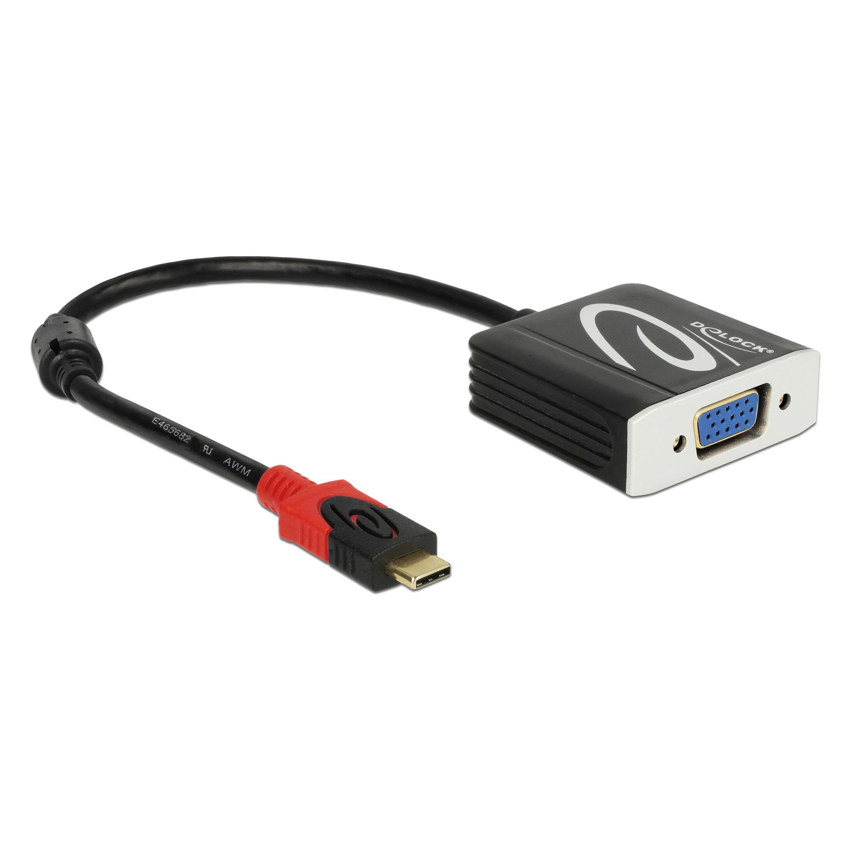Delock Monitoradapter USB Typ-C zu VGA (VGA) (62994)