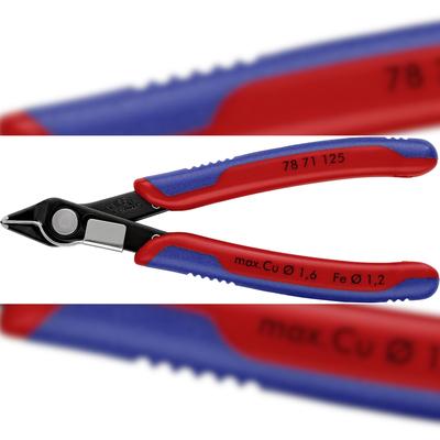 Knipex Super-Knips 78 71 125 Elektronik- u. Feinmechanik Printzange ohne Facette 125 mm
