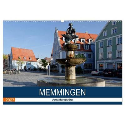 Memmingen - Ansichtssache (Wandkalender 2027 DIN A2 quer), CALVENDO Monatskalender