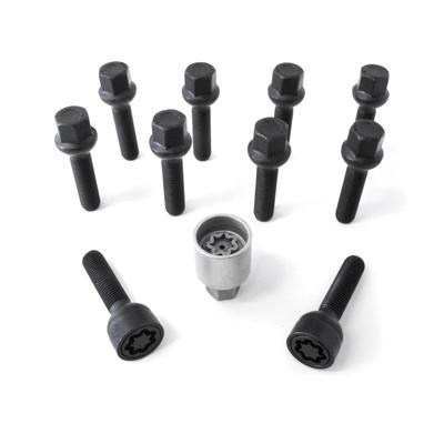 H&R Radschraube 10x Kugelbundschraube M14x1,5x37mm SW17 Radius 13mm B1453703SET