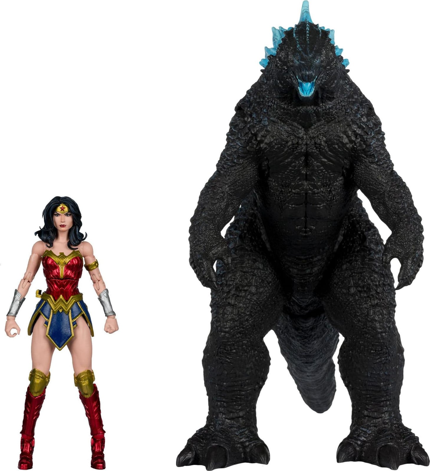 McFarlane Toys DC Justice League Monsterverse DC Multiverse Actiefiguren 2-pack Wonder Woman vs. Atomic Blast Godzilla 18 cm