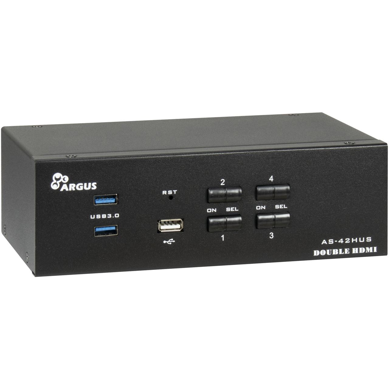Inter-Tech IPC KVM Switch AS-42HUS HDMI, 4K@60Hz