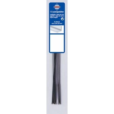 PEBARO 135-7 - Laubsägeblätter für Metall, gehärtet, Stärke 7, grob, 12 Stück