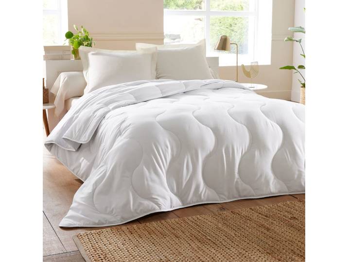 Couette très chaude en polyester blanc 260x240cm