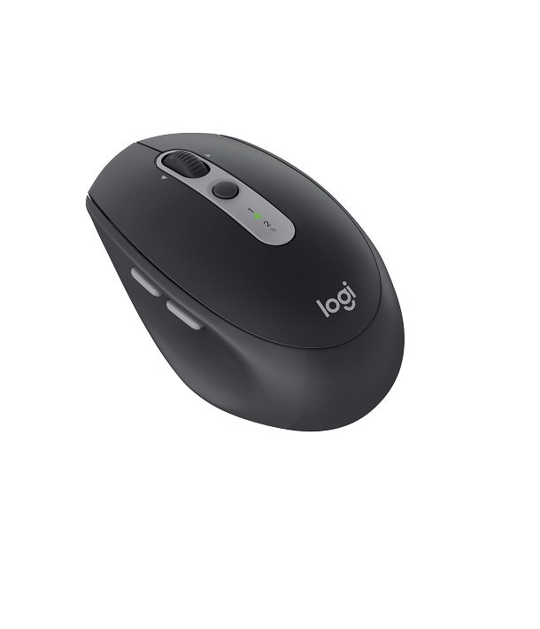 Logitech M590 Wireless Mouse Maus 1.000 dpi Optisch 3 Tasten Bluetooth USB Daumentasten Graphitton (910-005197)