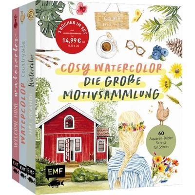 Cosy Watercolor – die große Motivsammlung, Set von , Edition Michael Fischer / EMF Verlag, 978-3-7459-3634-6