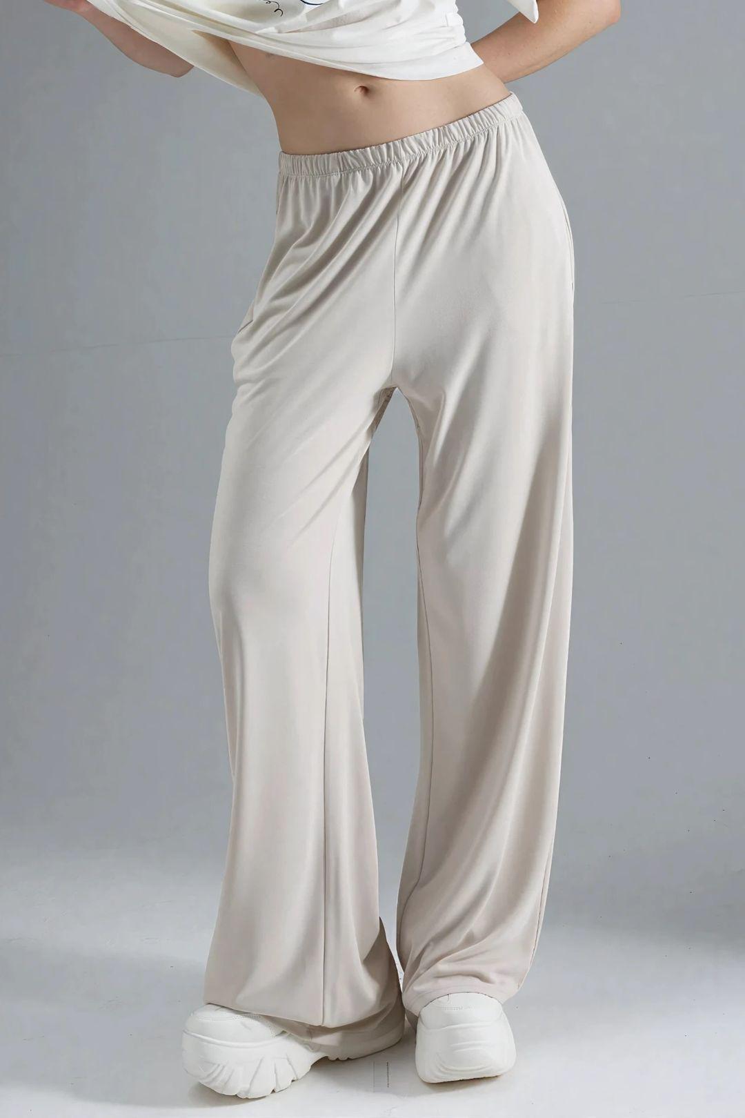 Elastische Taillengerade Modal-Hose