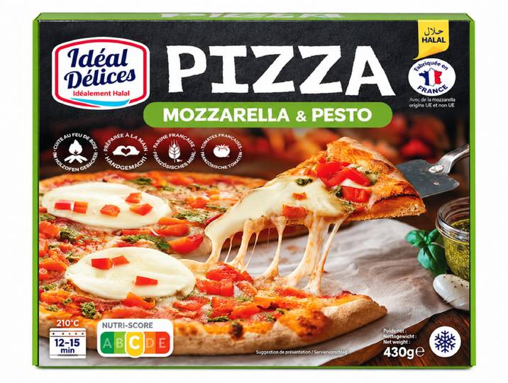 IDÉAL DÉLICES Pizza Mozzarella &amp; Pesto 430g
