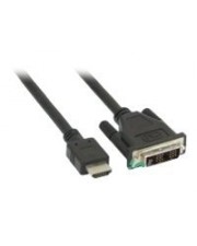 InLine HDMI-DVI Adapterkabel HDMI Stecker auf DVI 18+1 KABEL 1 m (17661E)