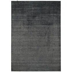 Musterring Handwebteppich Malibu 250 x 350 cm Viskose Grau Dunkelgrau