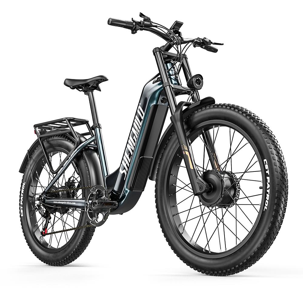 SHENGMILO S700 PRO Elektrofahrrad,Dual-Drive,48V 25Ah,26×3.0 Zoll,Reichweite 80-90 km,120 kg