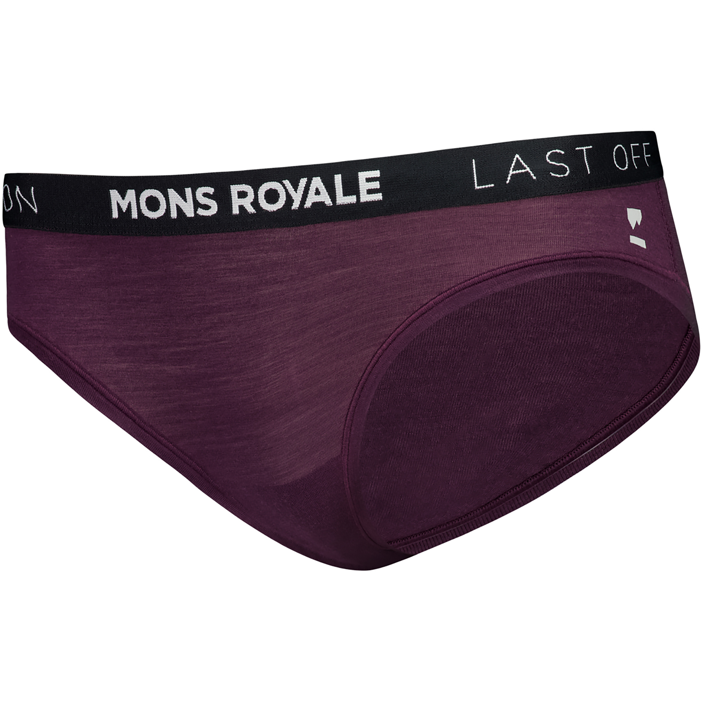Mons Royale Folo Merino Damen Kurze Unterhose lila Größe L Elastisch Merinowolle