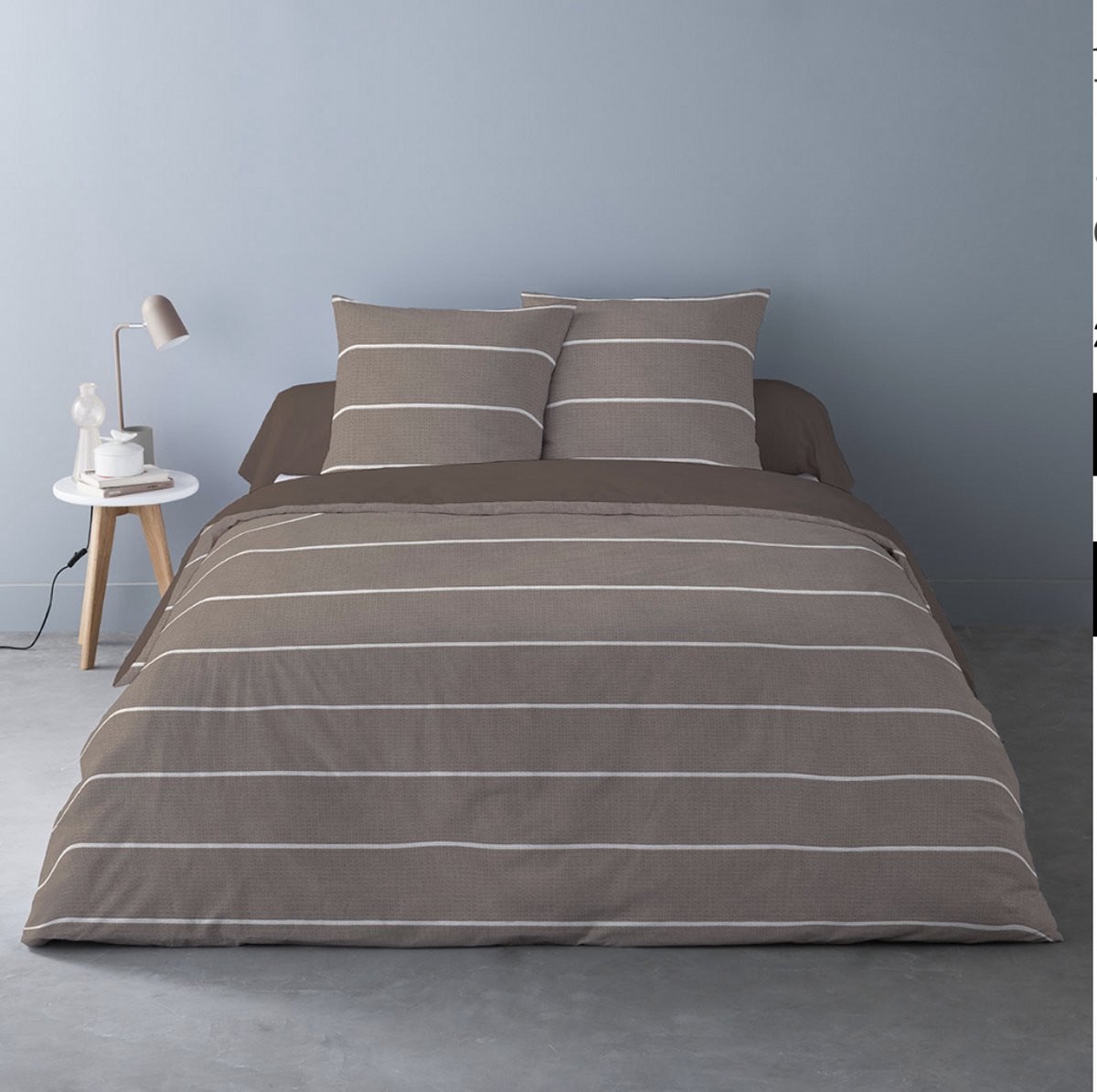 Better Nights Emma Pepper Luxe Katoen Flanel Dekbedovertrek voor volwassenen - 200 x 200 cm