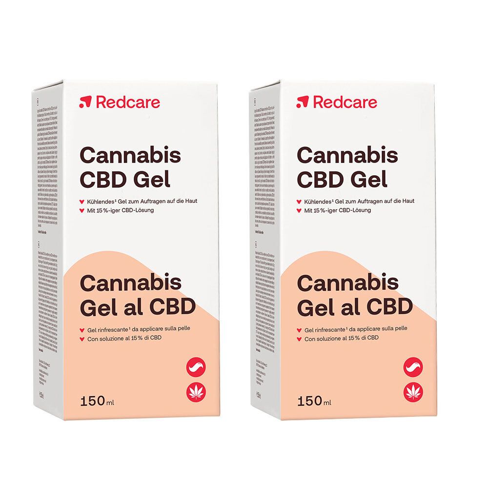 Redcare Cannabis CBD Gel Doppelpack 2x150 ml