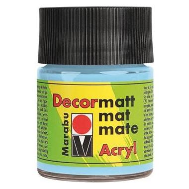 Marabu Decormatt Acryl, 50 ml, Blue, Matte, Bottle, Weatherproof (50 ml) (4007751008022)