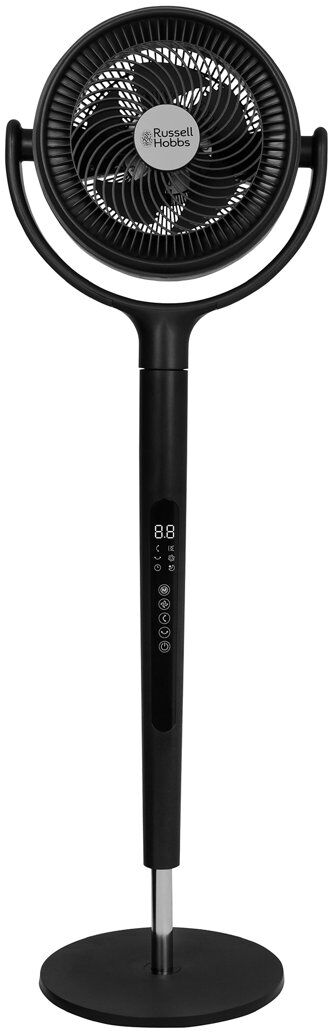 Russell Hobbs RHPCF360 Pedestal Circulator Fan in Charcoal Grey Gray 125cm H X 34cm W X 29cm D