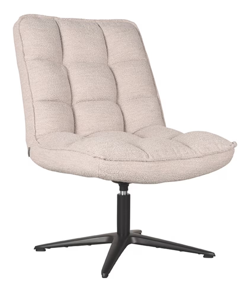 LABEL51 Vince Draaifauteuil Bouclé - Naturel