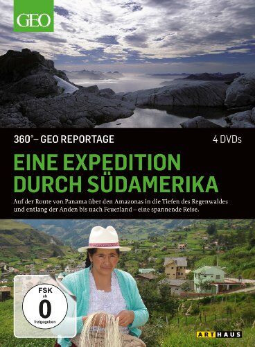 360 Grad - GEO Reportage: Eine Expedition durch Südamerika [4 DVDs] - Preis vom 11.10.2026 03:10:56 h