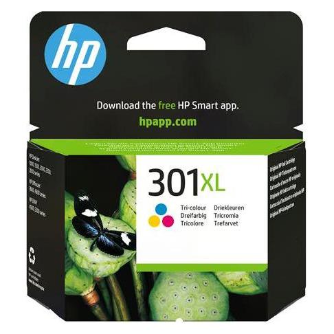 HP 301XL High Yield Tri-Color Original Ink Cartridge (CH564EE#30A)