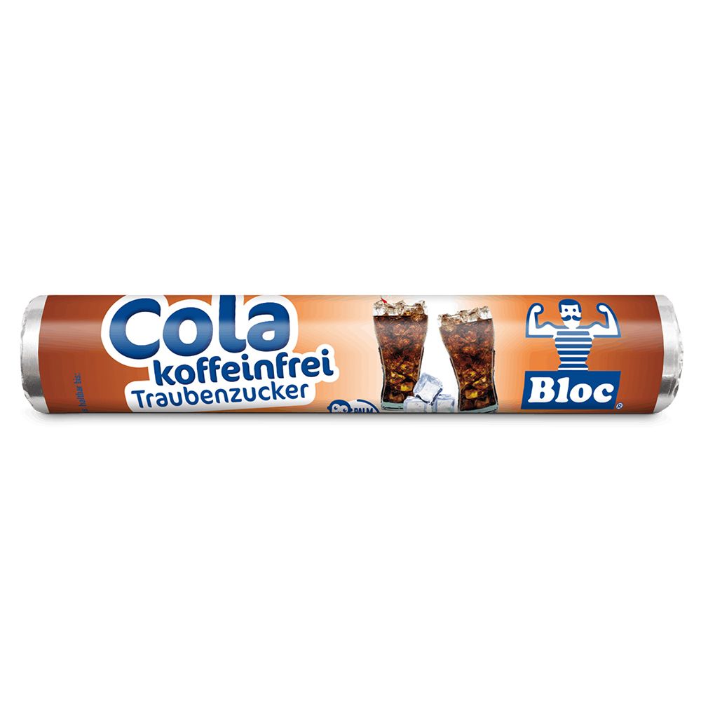 Bloc Traubenzucker Cola Rolle 42 g Bonbons