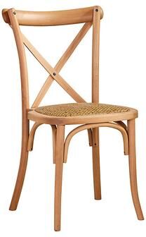 Set of 2 Corbin Side Chairs - Light Oak - Ballard Designs