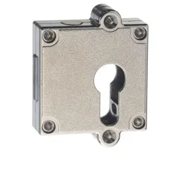 MB-Riegelkastenschloss 7407,D 40mm, für Profilzylinder, Metall vernickelt, ls/rs