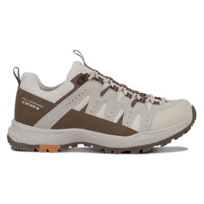 Wanderschuh ICEPEAK "AURA LC MS", Damen, Gr. 41, beige (dust), Synthetik, Textil, Schuhe Wanderschuh, wasserdicht