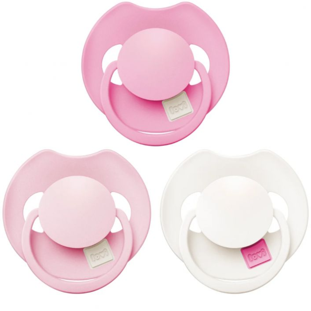 Lovi Prime Dynamic Silicone Soother 3&nbsp;un. Peony Pink 6-18 Months