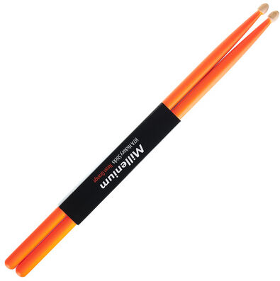 Millenium H7A Hickory Sticks Neon Orange Neon Orange