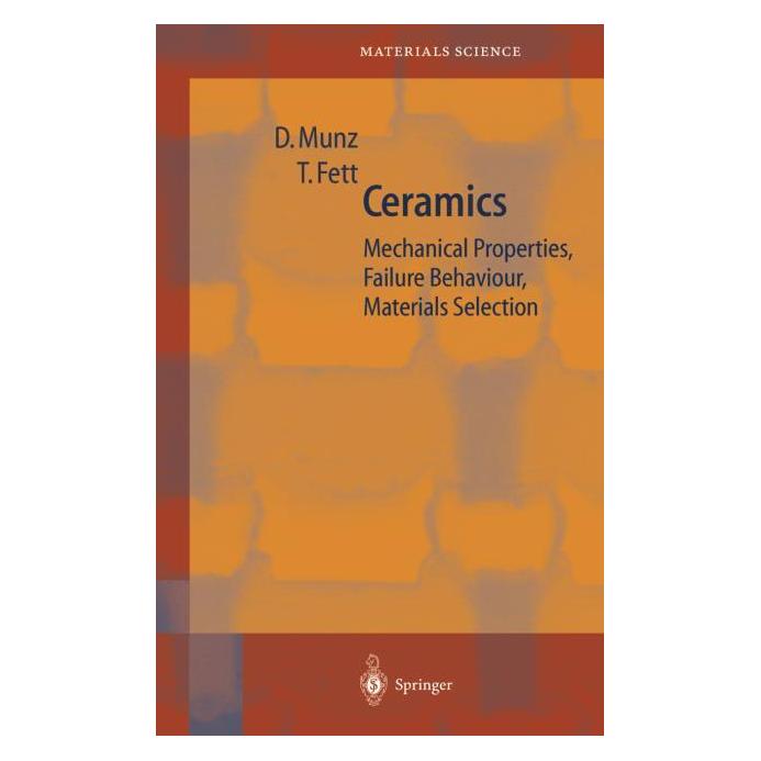 Springer Ceramics (Englisch, Softcover, Dietrich Munz, Theo Fett) (55517865)
