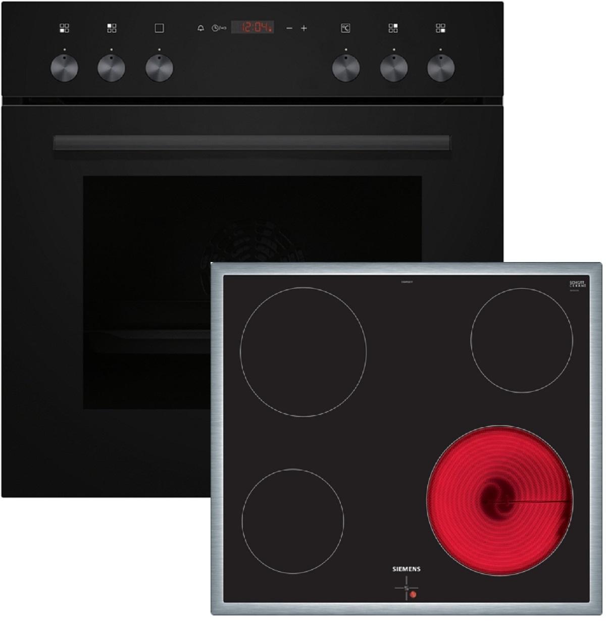 Siemens EQPOWER12K, Keramik, 4 Zone(n), Glaskeramik, Schwarz, Berührung, 58,3 cm