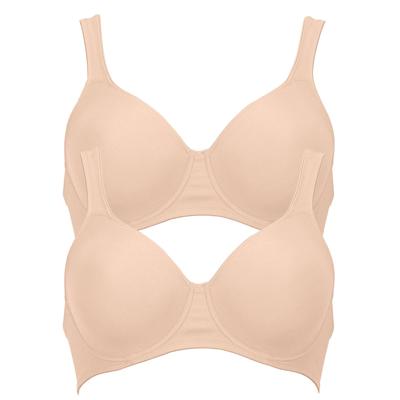 Bügel-BH ANITA "Bügel BH Twin", Damen, Gr. 80, Cup B, beige (desert desert), Obermaterial: 70% Polyamid PA. 30% Elasthan EL., BHs Bügel-BH